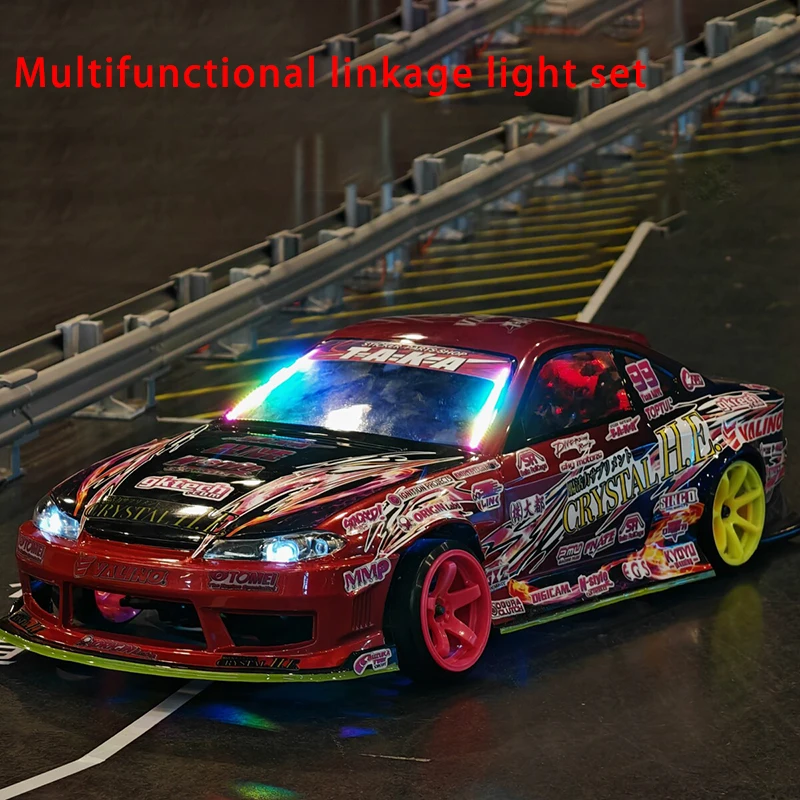 

Многофункциональный комплект имитационных фар для радиоуправляемых моделей, фары на передние стойки, задние фонари для радиоуправляемых краулеров 1/10, запчасти Traxxas