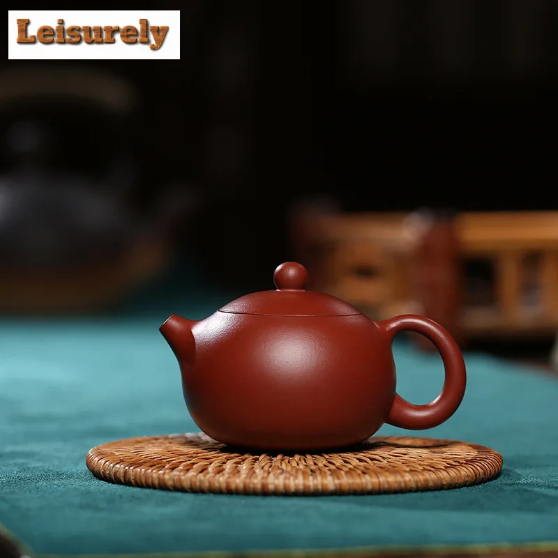 100ML Antique Yixing Purple Clay Teapot Handmade Pot Raw Ore Dahongpao Mud Tea Maker Kettle Chinese Zisha Tea Set Craft Supplies