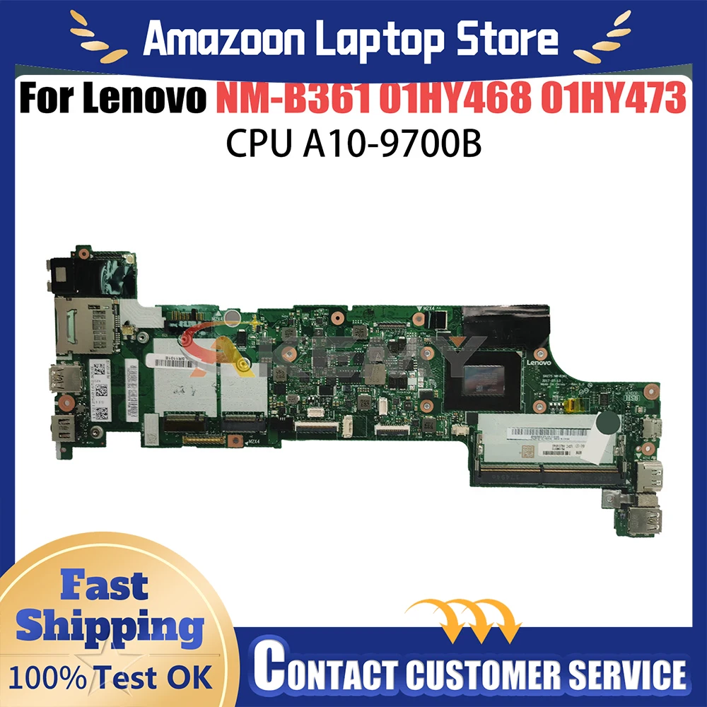 

Материнская плата для ноутбука Lenovo ThinkPad A275 NM-B361 с процессором A10-9700B DDR4 100% тест ОК, 100% протестировано, ОК