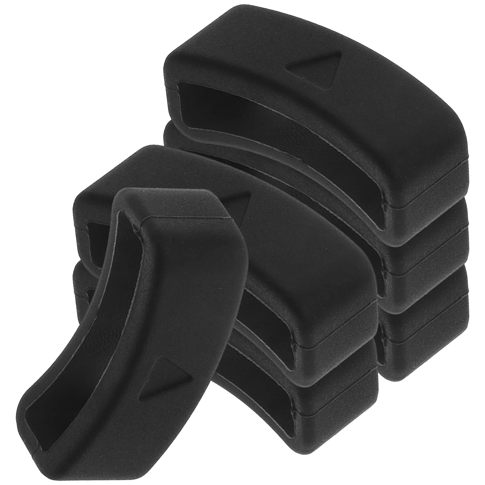 

6pcs Silicone Bezel Keeper Soft Durable Strap Loops Retainer Rings M Fastener Compatible Smart Watch Straps Replacement