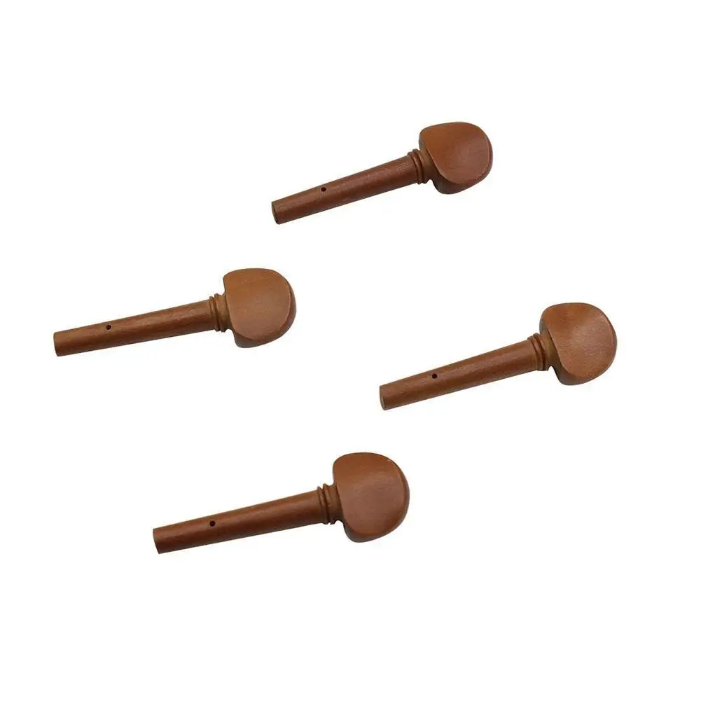 4pcs/set 4/4 Size Violin Fiddle Tuning Peg Set Wooden Replacement Violin Parts & Accessories Dropship