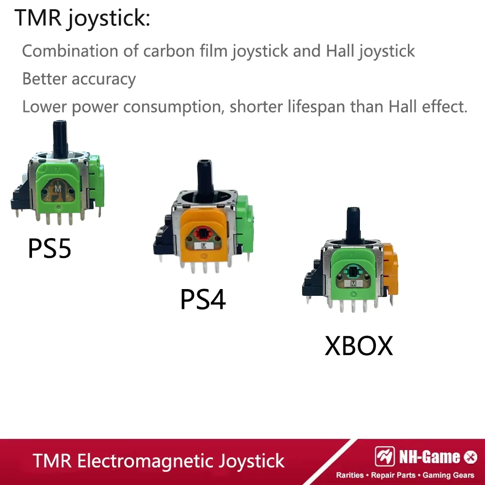 50/100pcs Favor TMR Joystick For PS5 Controller Sensor 3D Analog For Ps4 For Xbox Gamepad  TMR Electromagnetic Stick