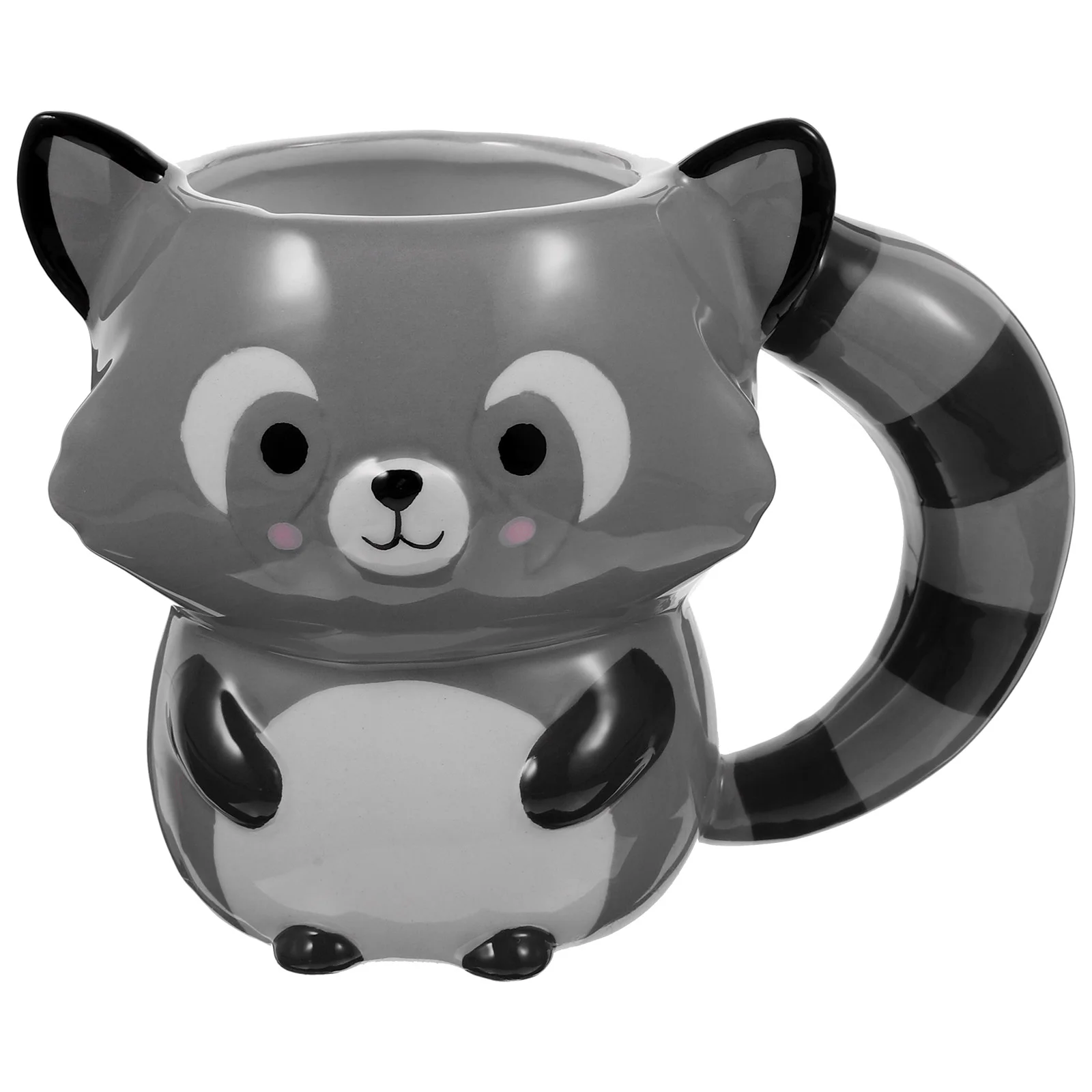 

Ceramic Cup Tea Cups Latte Coffee Panda Stuffed Animal Toy Animals Mug Drink Miss