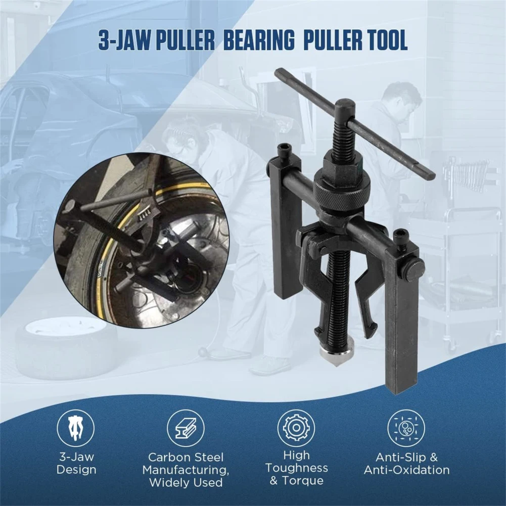 Bearing Puller Auto Bushing Carbon Steel Gear Extractor 3 Jaw Inner Pilot Bearing Puller For Car Motorcycle Motorbike drop ship