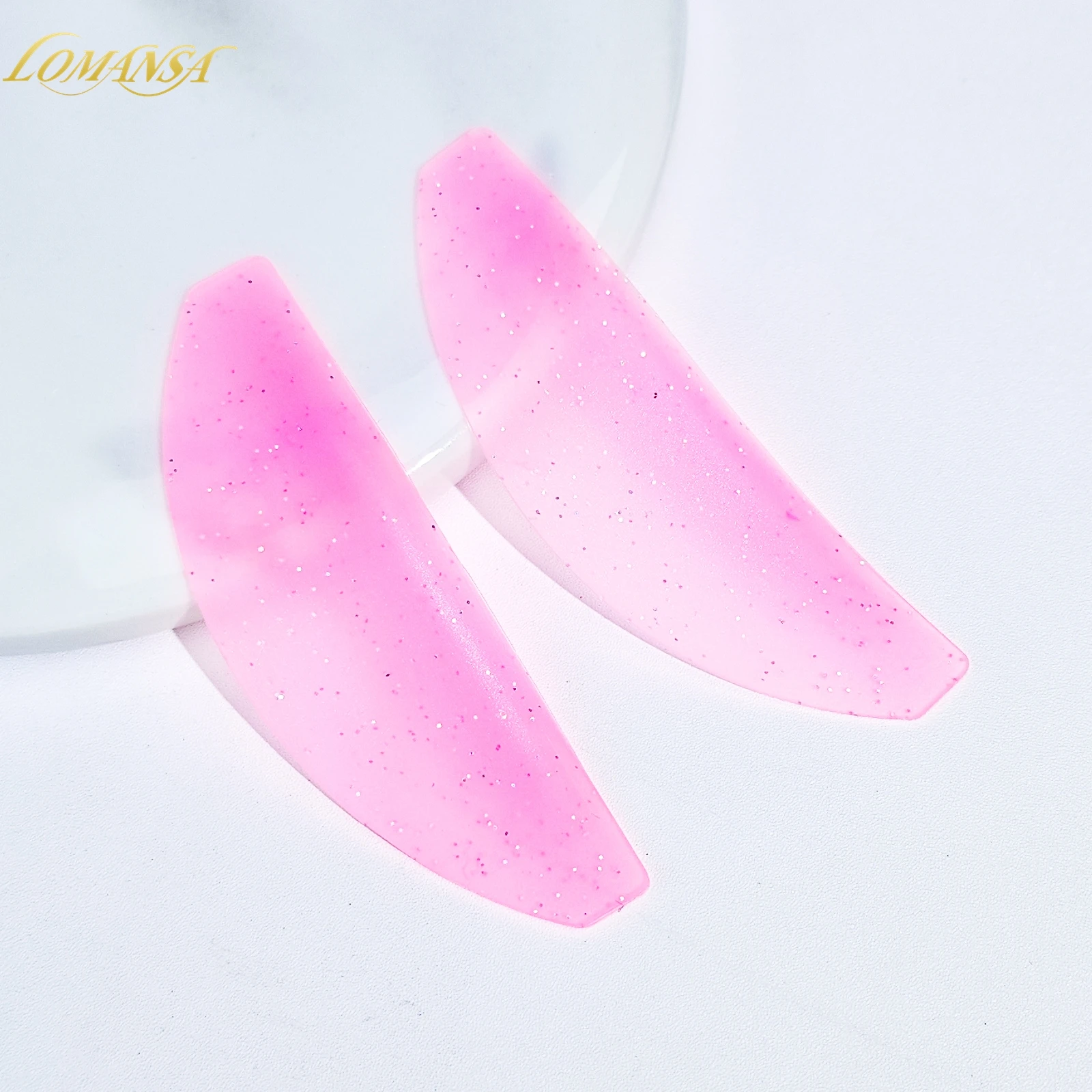 Lomansa 2 Stück Koreanische Wimpernlifting-Pads Flache Silikon-Pads für Dauerwellen-Lotion Nr. 1 Wimpern-Weichmacher-Pads Make-up-Tool – Detail 20