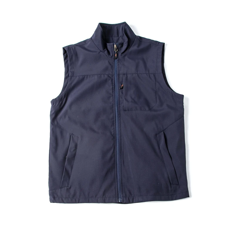 

American Casual Workwear Stand Collar Vest - Sleeveless Streetwear Jacket for Men Versatile Outdoor Edgy Style Plus Size 6XL