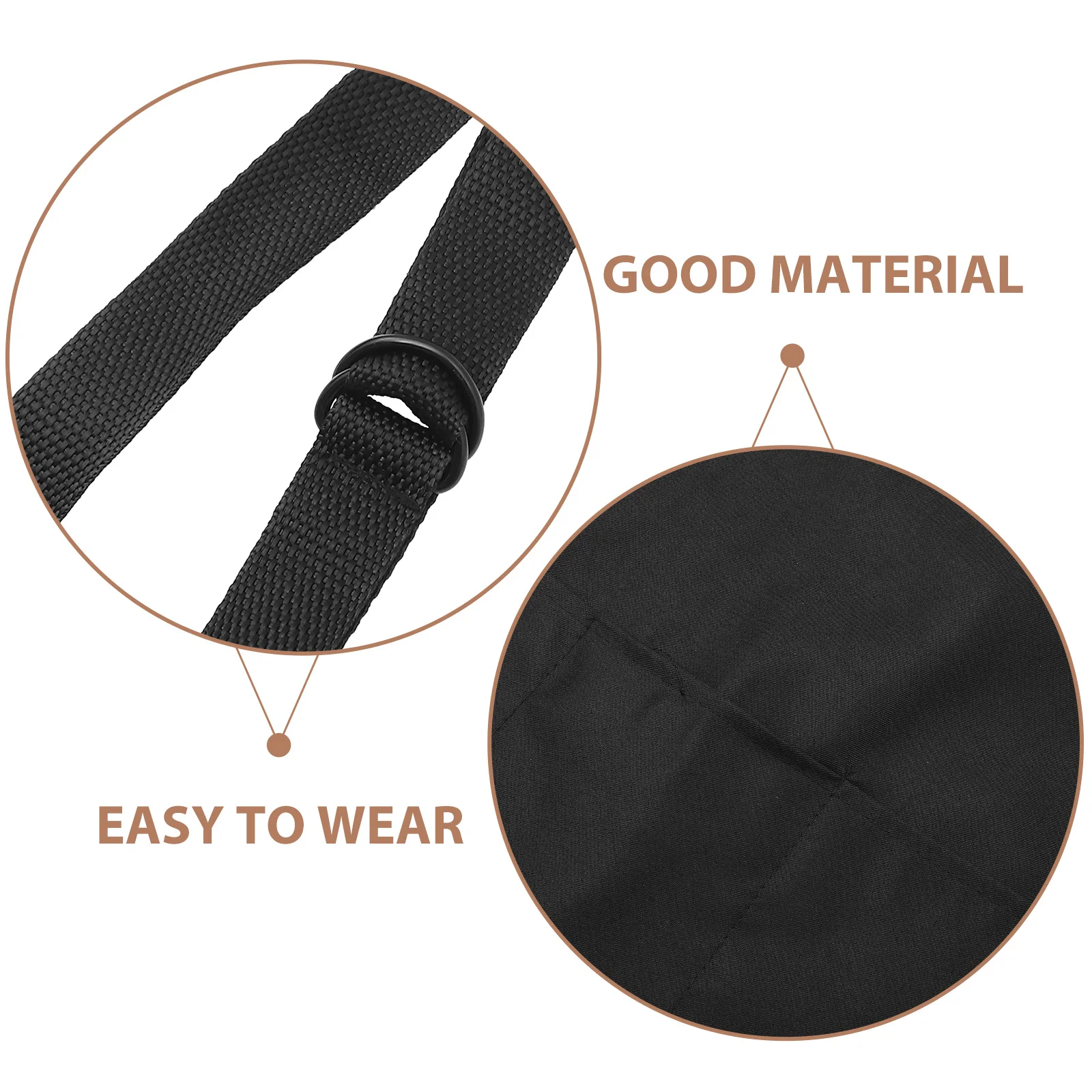 

Waterproof Adjustable Apron for Kitchen Men Women Polyester Cooking Apron with Pockets for Waiter Waitress Oil-Proof Workwear