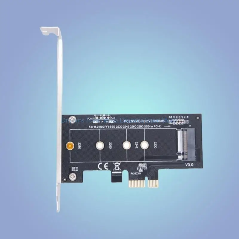 HX6A M.2 NVME To PCIe 1X Adapters Card For Desktop PC 32Gbps Fast Speed Data Transfer Easy Installation Aluminum Alloy Cooling