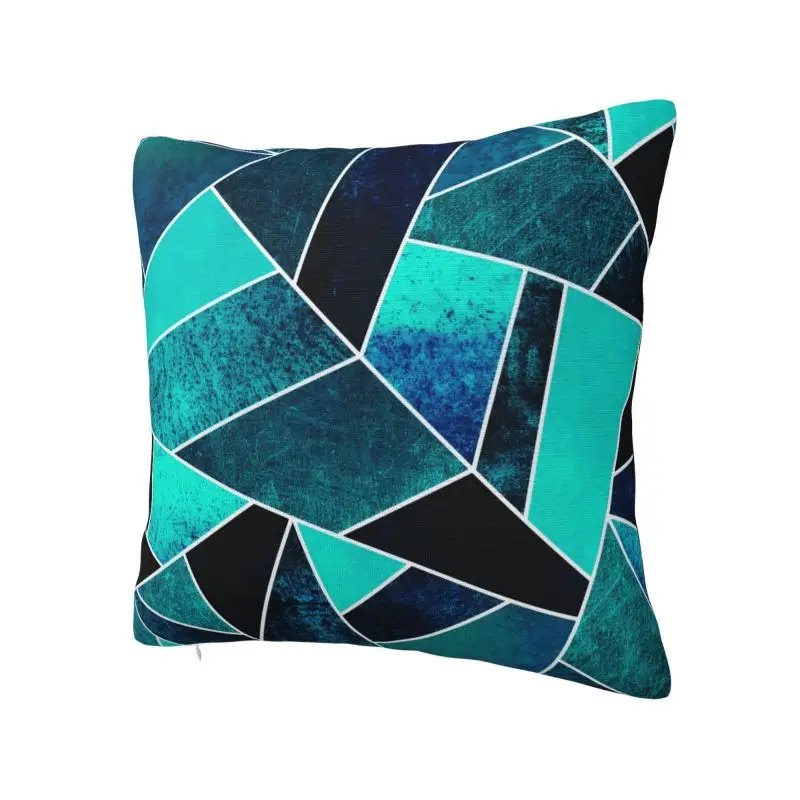 Luxury Wild Ocean Abstract Geometric Lines Cushion Cover 40*40 cm Soft Throw Pillow Case Home Decor Sofa Chair Pillowcase