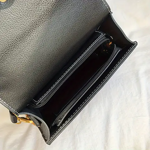 Mini vintage axelväska, retro lejonhuvudväska, punkväska i PU-läder med dragkedja 8 best sales lejonväska - №5