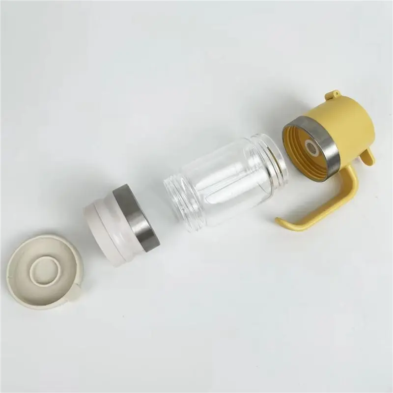 A84E-2X 300Ml Glass Honey Dispenser - Easy-To-Clean Kitchen Tool For Maple Syrup, Sauces, And More