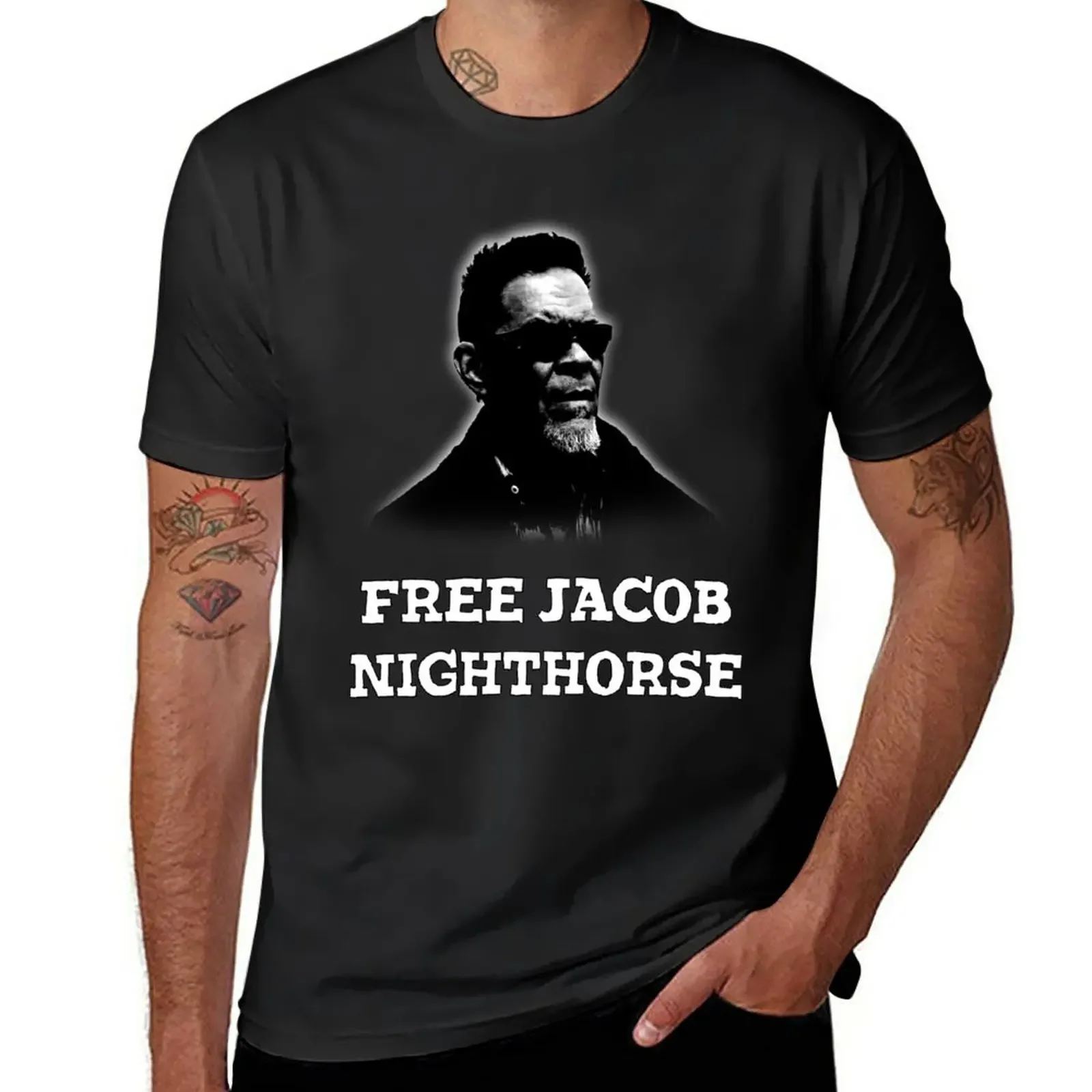 Jacob Nighthorse T-Shirt quick-drying oversizeds tshirts for men