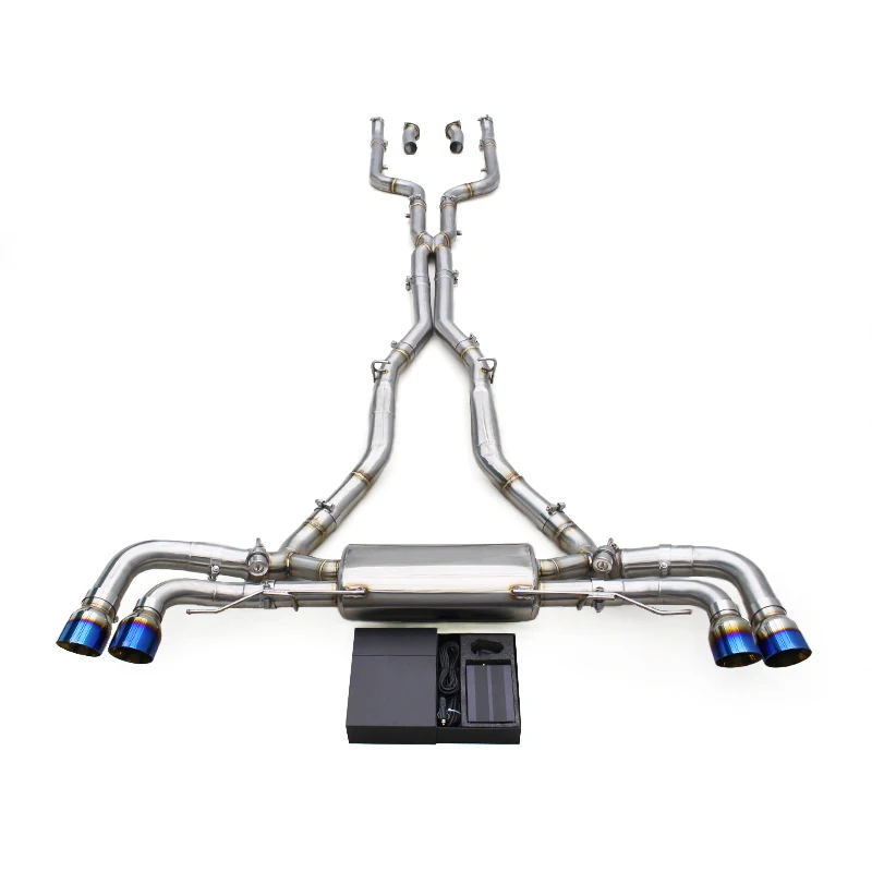 

Custom OEM Stock Valve Catback Exhaust For BMW X7 M60i LCI 4.4TT 2023-2024 Sport Car SUS304 X Mid Pipe Muffler Exhaust System