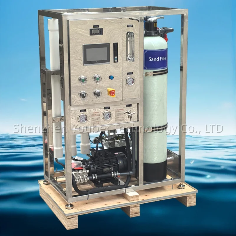 4000L/Day Salt Water To Drinking Water Machine Island Resort Seawater Desalination System Price Boat Desalinator Water Maker