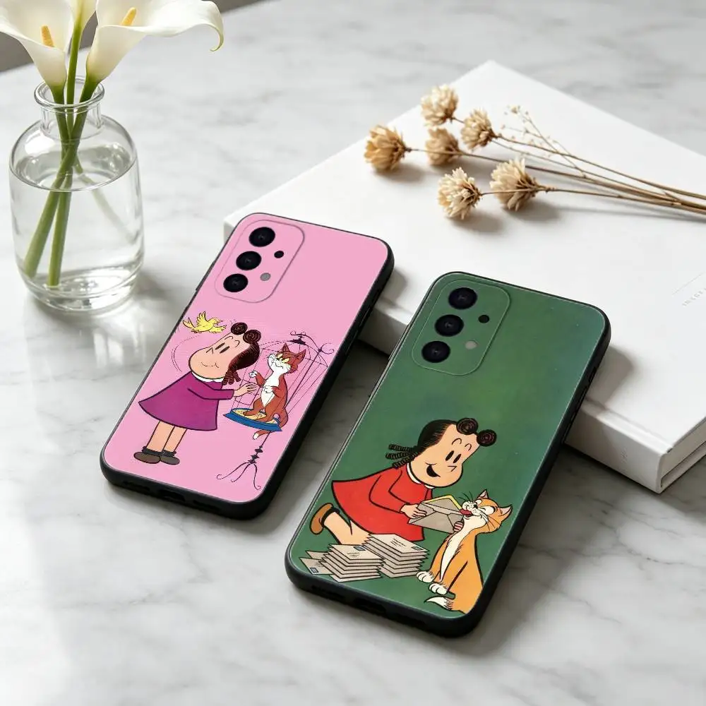 Cartoon The L-Little L-Lulu Show  phone Case For Samsung S25,24,21,22,23,30,Ultra,20,Plus,Fe,Lite,Note Soft Black Cover