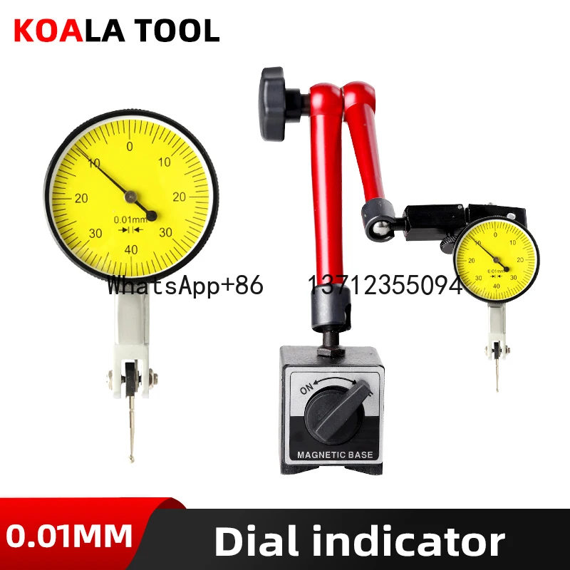 

Indicateur à cadran support magnétique jauge d'alésage à cadran support magnétique Base micromètre outils de mesure indicateur d