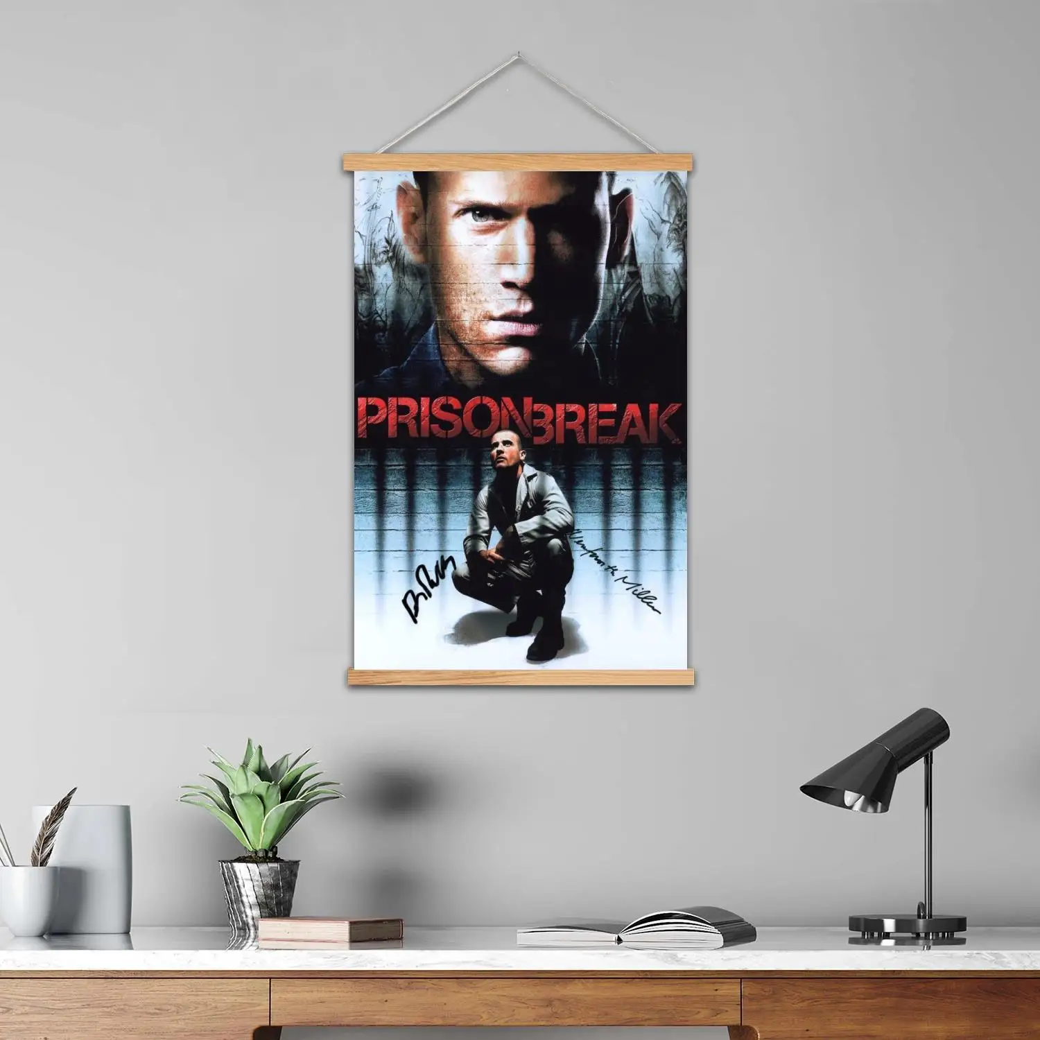 Prison Break Framed Wall Painting Canvas Art Poster and Wall Art  Modern Family Bedroom Decor Posters,Decorative painting