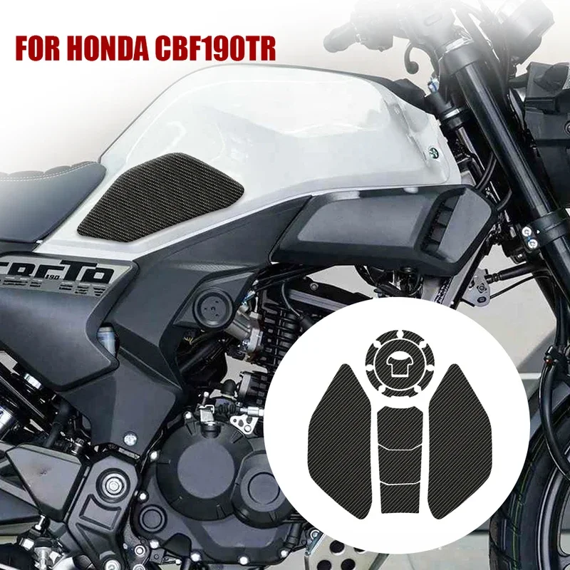 

Для Honda cbf190tr 2021-2023 мотоцикл противоскользящая накладка на топливный бак боковая коленная ручка наклейка протектор водонепроницаемый Sticke 3D