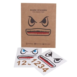 1 Set Battery Body Sticker Shark Adhesive Art Decals for for Mavic Mini