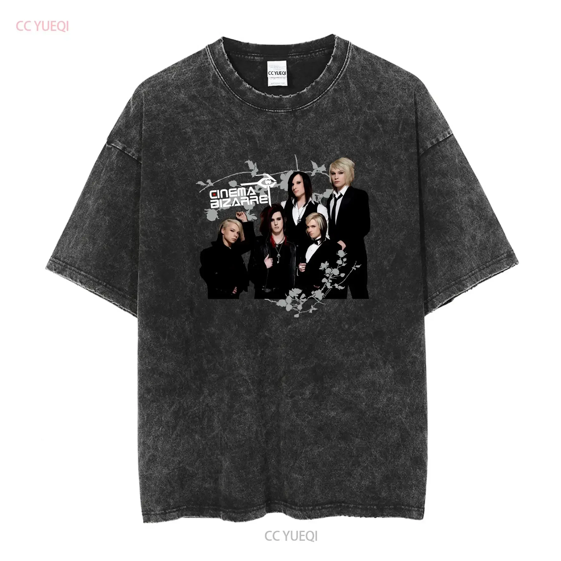 Cinema Bizarre Black T Shirt XL Ladies vintage Washed Breathable Stretched homme Unisex fashion Versatile Slightly