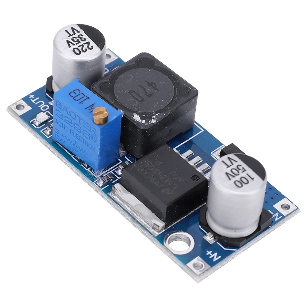 100-1pcs LM2596S DC-DC Step-Down Power Supply Module 3A Adjustable Step-Down Module LM2596 Voltage Regulator 3.2V-46V