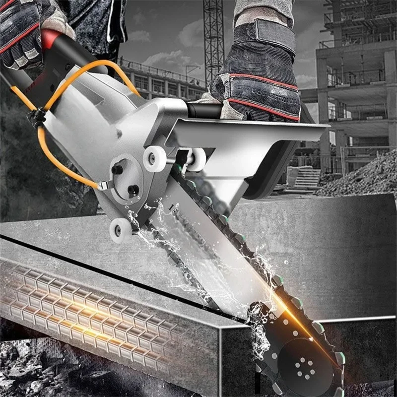 - -inch Chain Saw 00W Portle Stone Cutting hine Concrete Chainsaw
