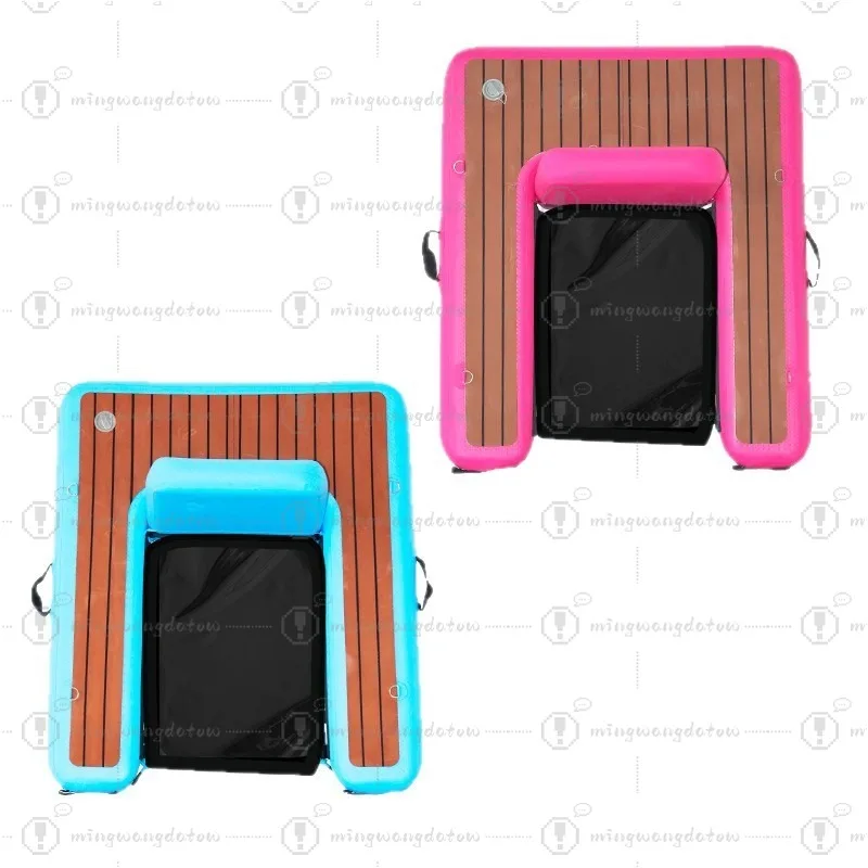 Inflatable Water Lounge Chair High Strength PVC Foldable Seat Floating Bed Pool Party Water Sofa