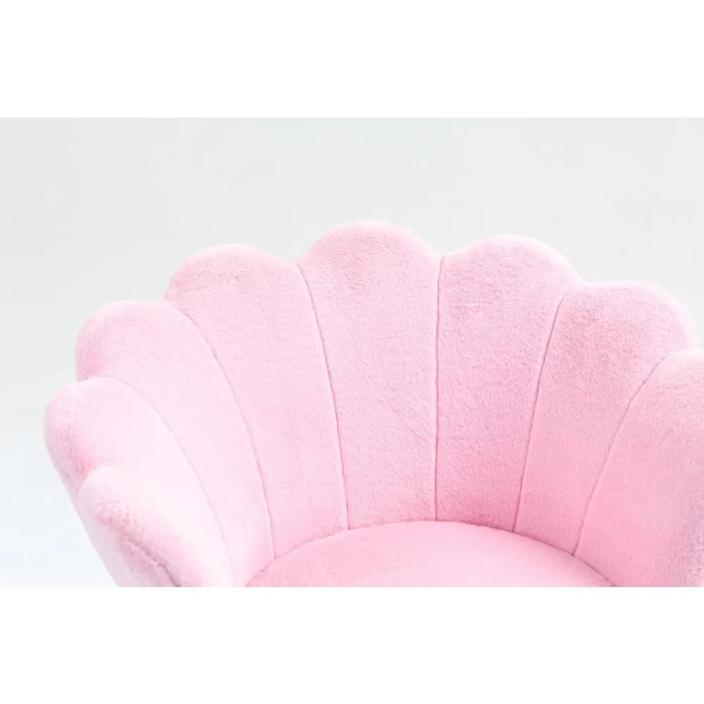 كرسي مكتب دوار منجد مخملي حديث مع مقعد وعجلات قابلة للتعديل للاستخدام المريح في المنزل والمكتب