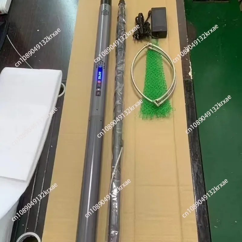 For  4.2m  5000/9000W Aluminum Alloy Ultra-light Fishing Tool Electric Automatic Telescopic Fishing Net