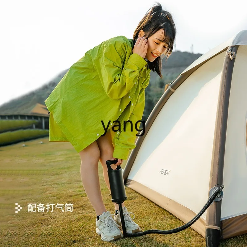 Yjq Inflatable Tent Building-Free Outdoor Portable Folding Camping Rain-Proof Thickened