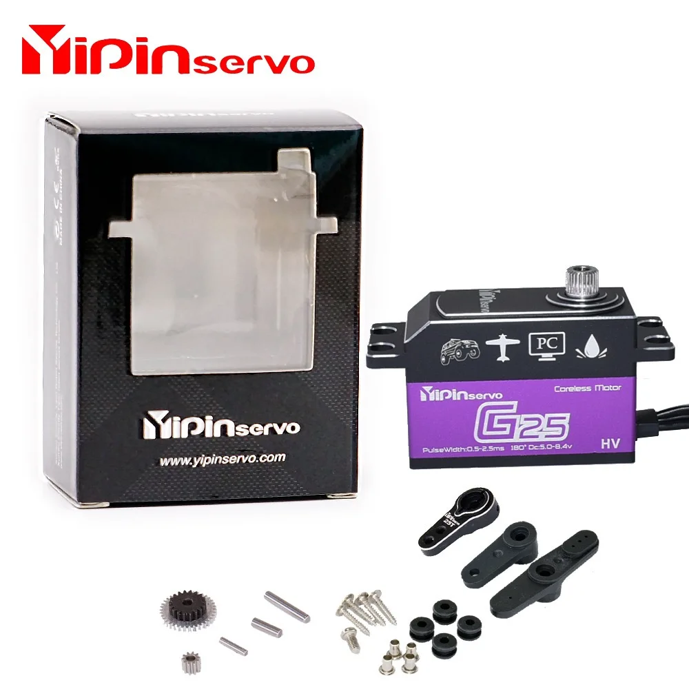 

GX G10 G16 G20 G25 10KG 15KG 20KG 25KG 25T металлический короткий корпус бесколлекторный сервопривод для моделей автомобилей RC 1/10, аксессуары для дрифт-рейсинга.