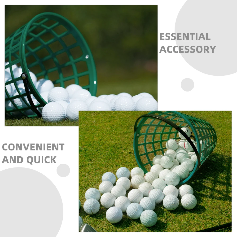 2 قطعة حامل الكرة لساحة سلة الغولف دلو تخزين الحاويات حافة اكسسوارات الرجال