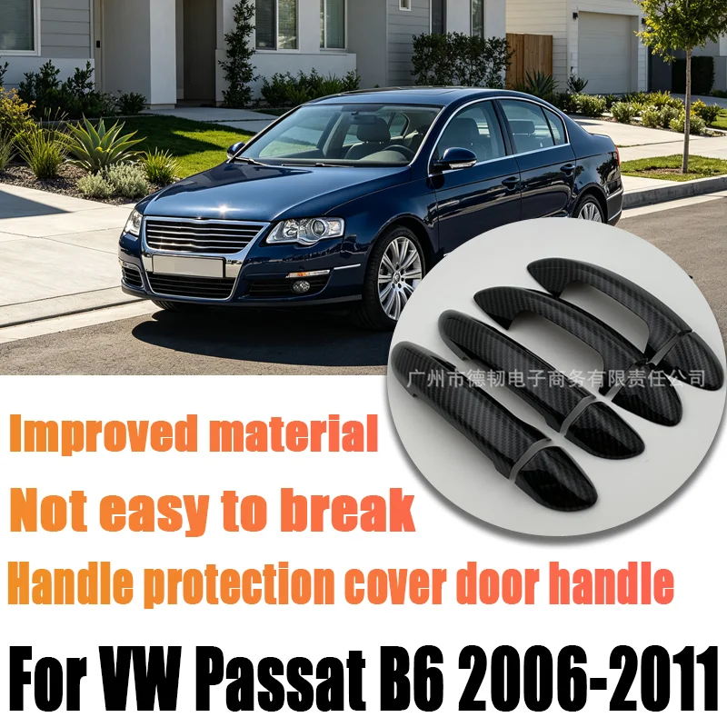 for-vw-passat-b6-2006-2011-carbon-fiber-door-handle-cover-exterior-handle-trim-sticker-car-decorative-accessory