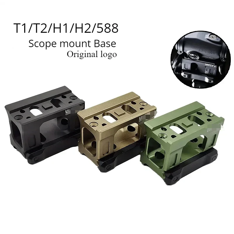 2024 New YR271 UNITY Fast Riser Mount For Tactical Airsoft T2 ROMEO5 Red Dot Sight Scope Universal Heightening Bracket