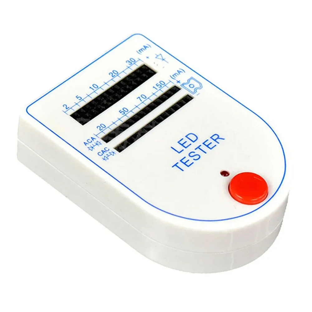 Portable LED Tester for Handheld Testing of LED Bulbs and Batteries with Portable Design and Wide Test Range (2~150mA)