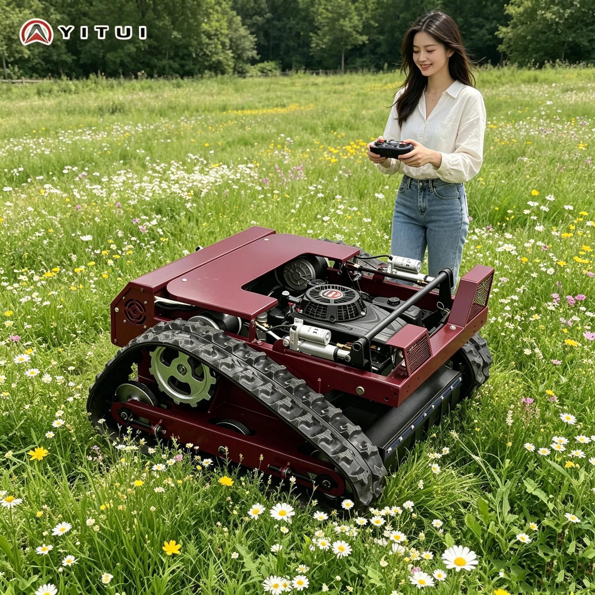 Customized Durable Reliable Easy Maintenance Lawn Mower High Efficiency Powerful Engine Low NoiseStable Operation CE EPA
