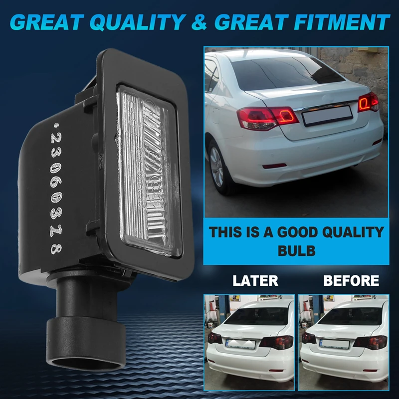 4108100XG08XA Car Rear License Plate Light Assembly For Great Wall Voleex C30 C50 ORA R1 IQ Haval H5 H6 H9 M2 Wingle 6