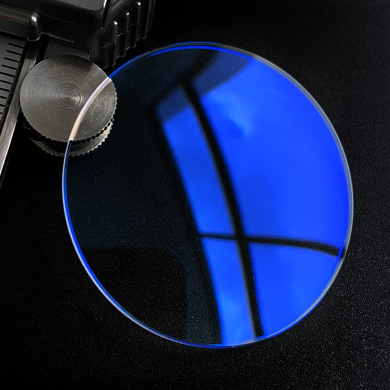 

1 pcs Blue AR Double Dome 1.5mm Mineral Glass Diameter 40-45mm AR-Coating Coated Watch Crystal Repair Parts