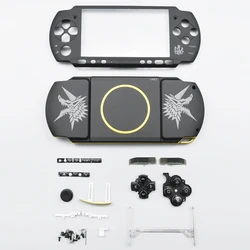 For PSP 3000 Repair Parts for Monster Hunter Theme Replacement Housing Shell Faceplate Bottom Cover Case with Full Buttons Kits