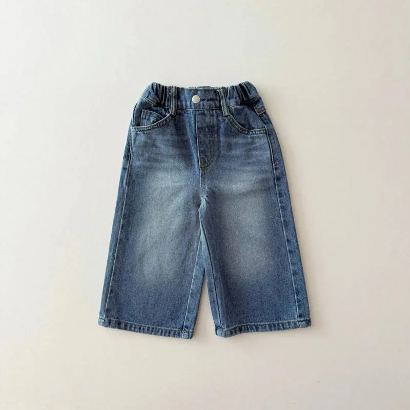 

INS Autumn Kids Jeans Korean Retro Denim Pants for Boys & Girls Casual Long Trousers for Toddler Versatile Fashion Comfort&Cozy