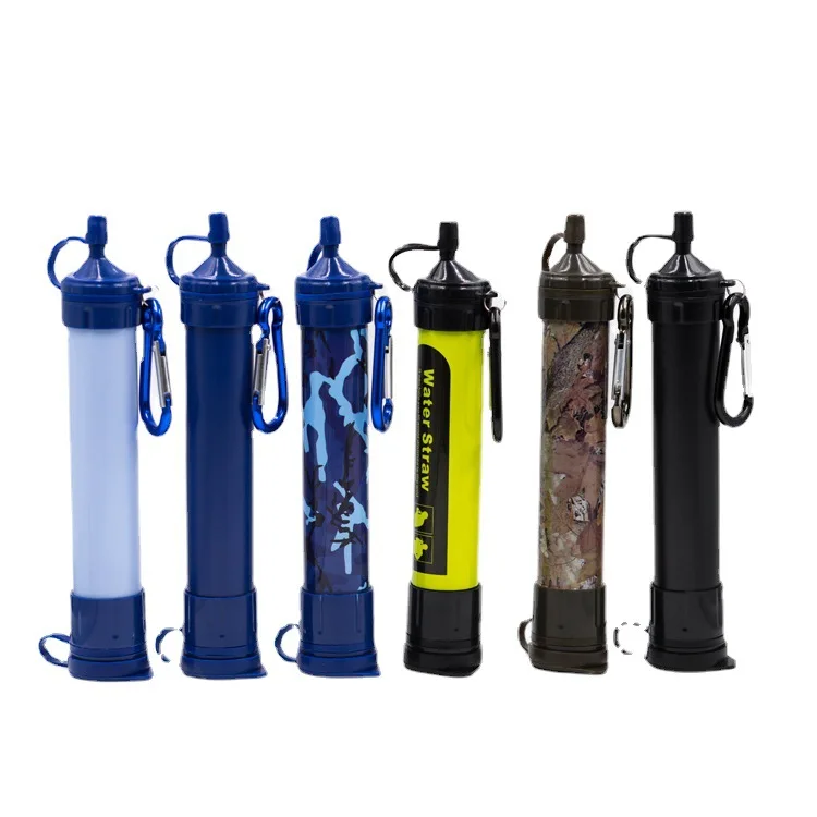 Whole Sale Water Purifier Straw Outdoor Filter Straw 1000L Portable Water Purifier Bottle Filter Bottle