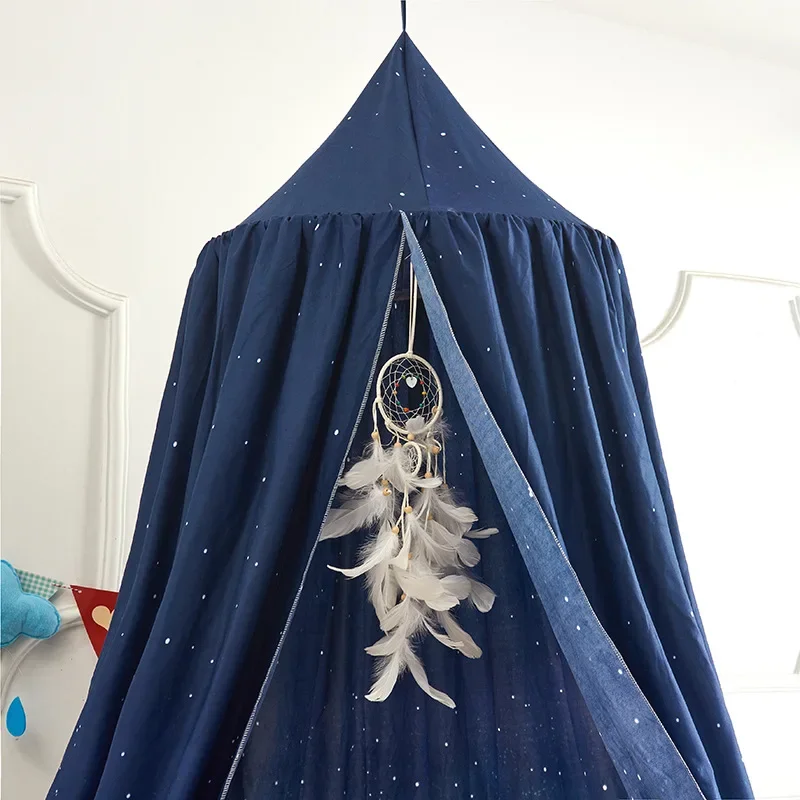 Starry Sky Mosquito Net for Kids Baby Hanging Tent Home Decoration Living Room Bedroom Corner Bed Valance Crib Curtain Decor