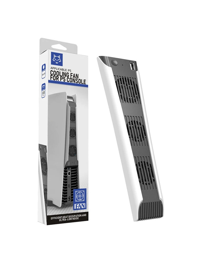 Do konsoli PS5 Zewnętrzny wentylator chłodzący hosta Stojak pionowy Zewnętrzny wentylator chłodzący hosta do Play Station PS5 Akcesoria do hosta gier — 2