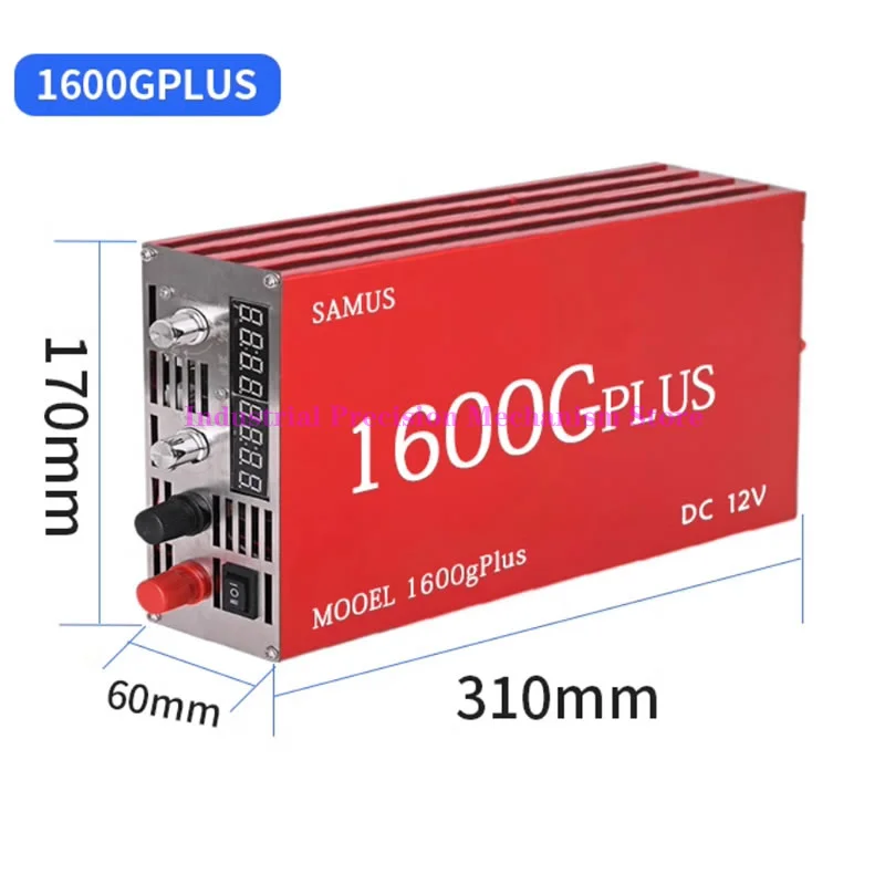 SAMUS 1600GPLUS 2000W inverter, high-power electronic booster, 12.6V power converter, output current: 135A or more