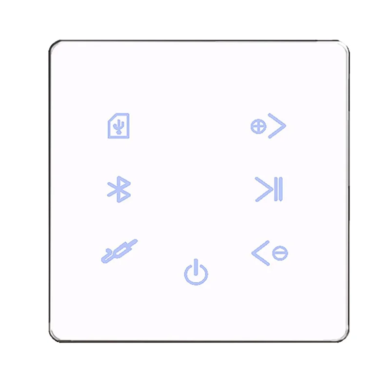 

-A95Z Bluetooth музыкальная панель пластиковая музыкальная панель умный дом фоновая аудиосистема стерео для отеля ресторан белый