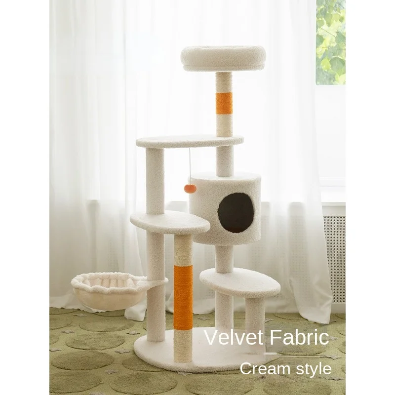 

Cat Climbing Frame Sub-Nest Tree Integrated Grasping Column Jumping Platform Villa Four Seasons Universal Small