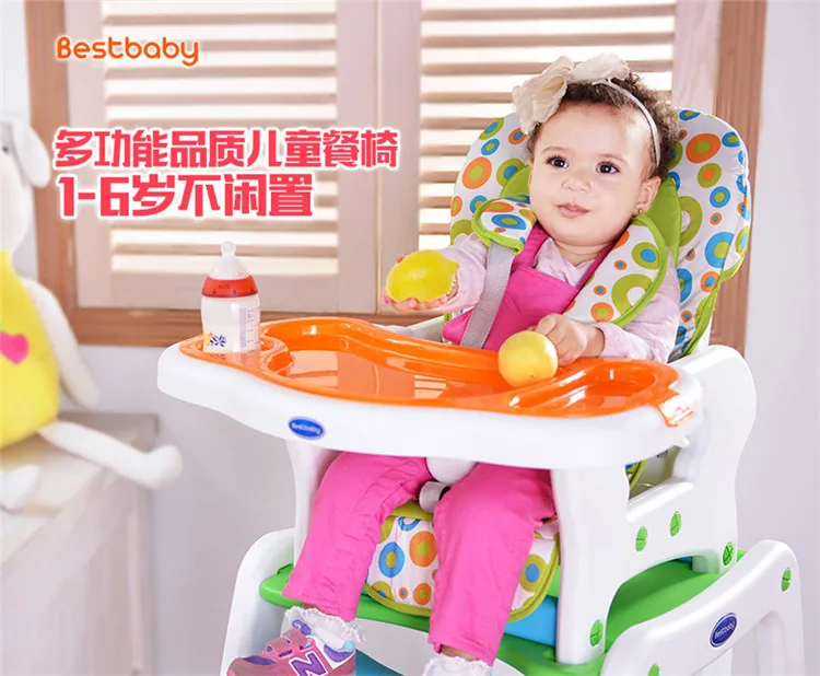 Baby Eating Seats Kids Dining Chair Adjustable Baby Highchairs Simple Plastic Multifunction Sitting Feeding Portable Baby Highch