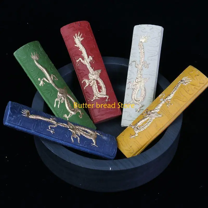 Set W89c 5 bastoncini colorati a inchiostro 5 colori blocchi inchiostro premium per calligrafia cinese