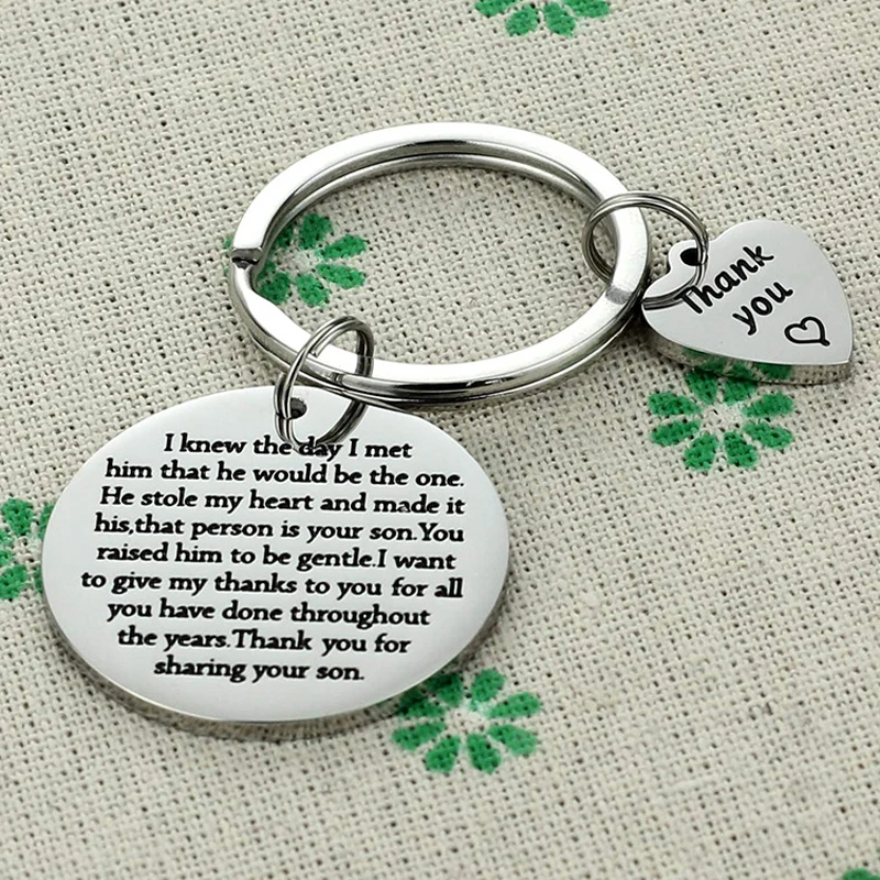 To My Father in Law Keychain Gift Thank You for Sharing Your Son Father in Law Father of Groom Gift from Bride