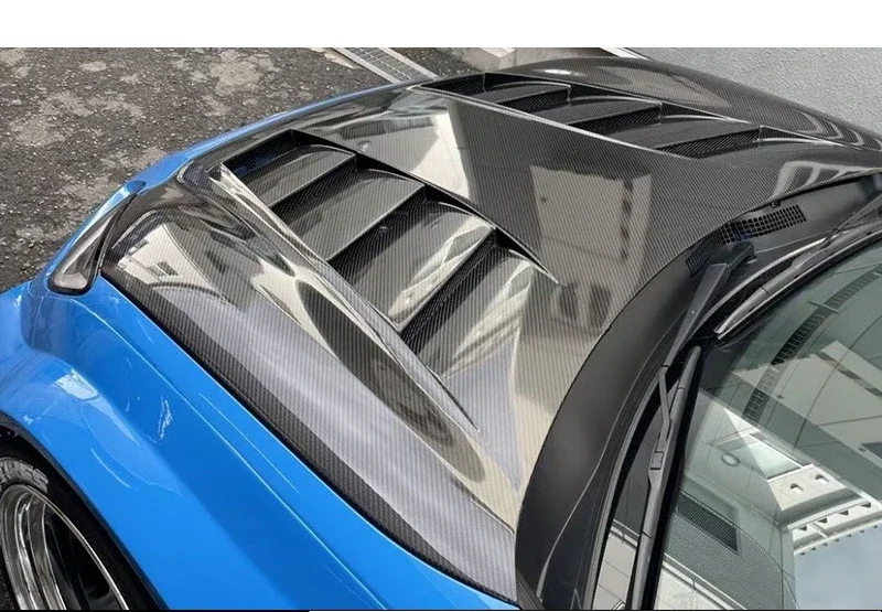 For Toyota GR86 Subaru BRZ Carbon Fiber Cover Car Hood Headcover Kit